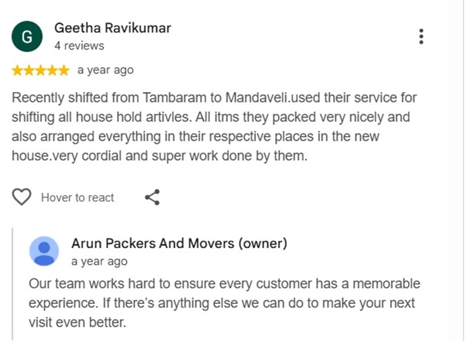 Customer Testimonial